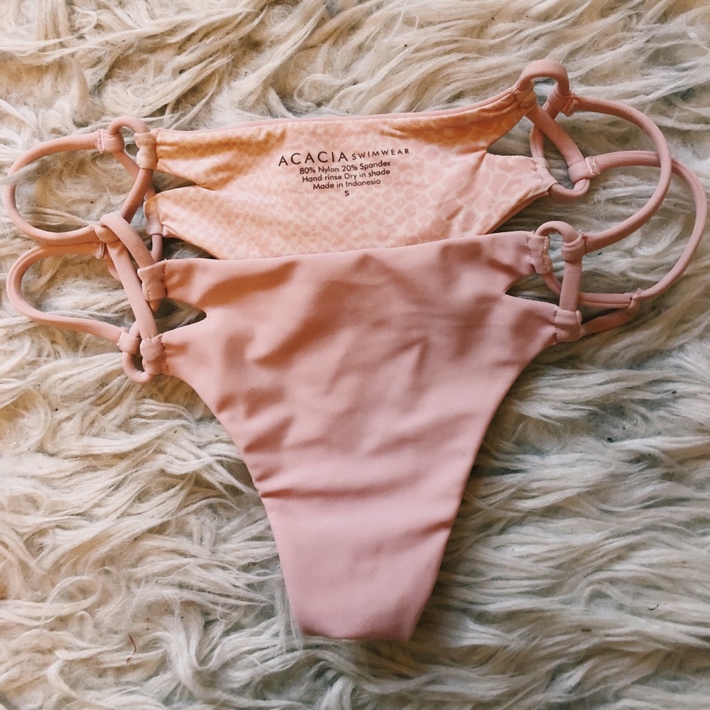 Acacia Swimwear Bottoms Pink